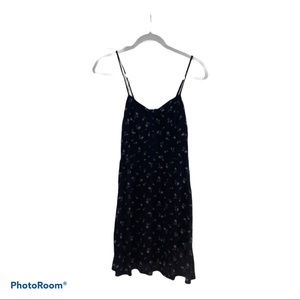 American eagle cute black flower design dress